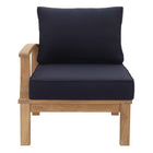Modway Marina Outdoor Patio Teak Left-Facing Sofa