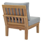 Modway Marina Armless Outdoor Patio Teak Sofa