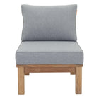 Modway Marina Armless Outdoor Patio Teak Sofa