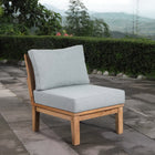Modway Marina Armless Outdoor Patio Teak Sofa