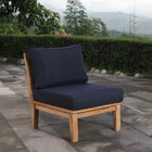 Modway Marina Armless Outdoor Patio Teak Sofa