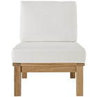 Modway Marina Armless Outdoor Patio Teak Sofa