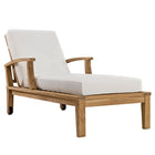 Modway Marina Outdoor Patio Teak Single Chaise  