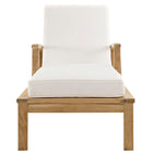 Modway Marina Outdoor Patio Teak Single Chaise