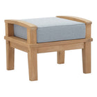 Modway Marina Outdoor Patio Teak Ottoman  
