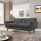 Modway Engage Upholstered Fabric Loveseat