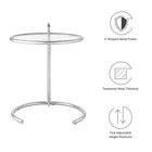 Modway Eileen Gray Metal Side Table