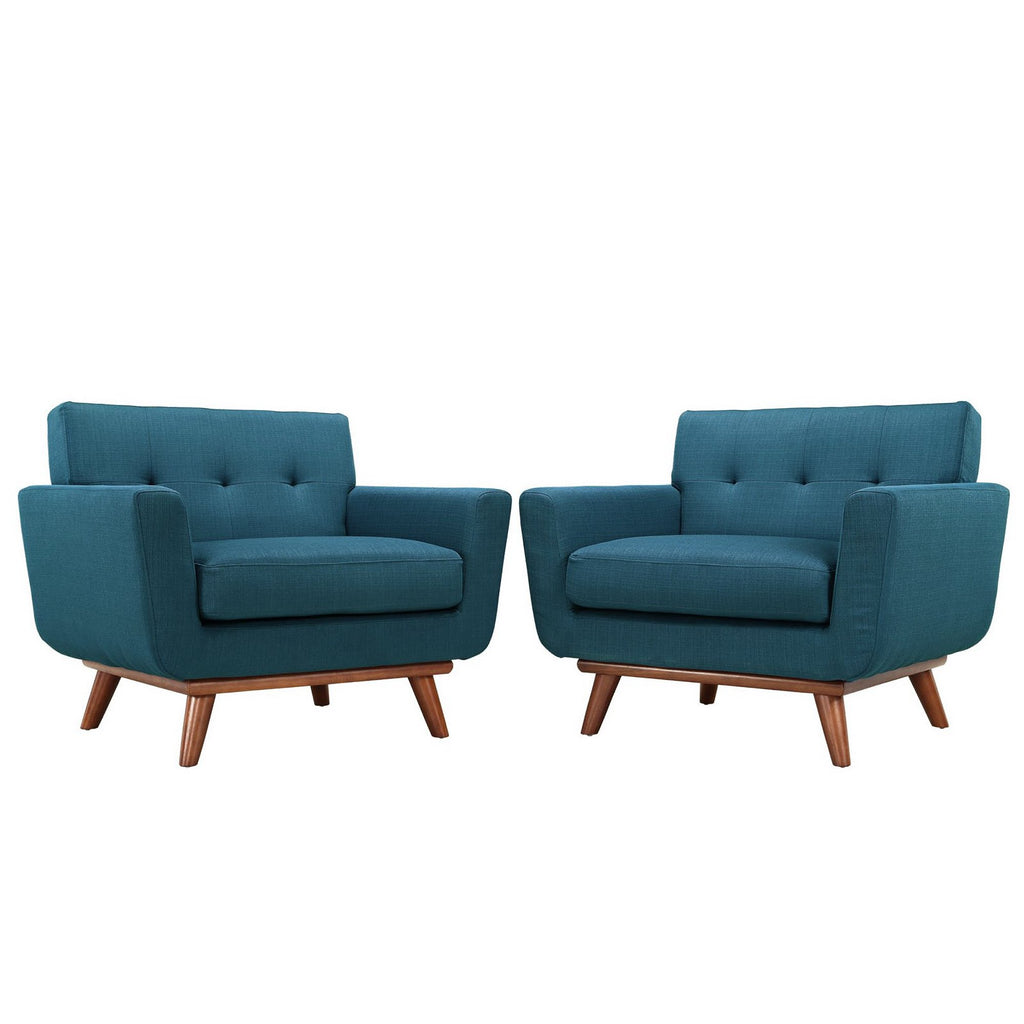 Modway Engage Wood Armchair Set of 2  