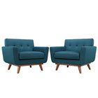 Modway Engage Wood Armchair Set of 2  