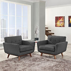 Modway Engage Wood Armchair Set of 2