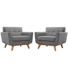 Modway Engage Wood Armchair Set of 2  