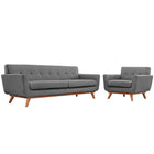 Modway Engage Armchair and Sofa Set of 2  