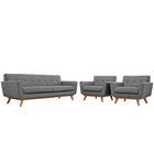 Modway Engage Armchairs and Sofa Set of 3  