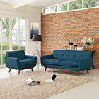 Modway Engage Armchair and Loveseat Set of 2