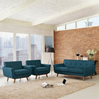 Modway Engage Armchairs and Loveseat Set of 3