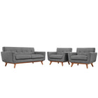 Modway Engage Armchairs and Loveseat Set of 3  