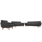 Modway Engage Sofa Loveseat and Armchair Set of 3  