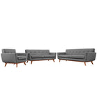 Modway Engage Sofa Loveseat and Armchair Set of 3  