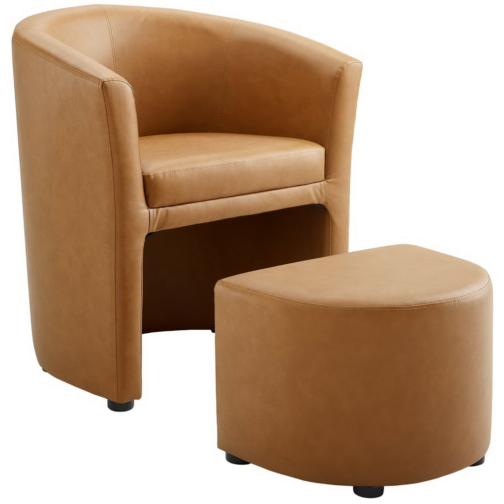 Modway Divulge Armchair and Ottoman  