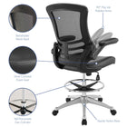 Modway Attainment Vinyl Drafting Chair