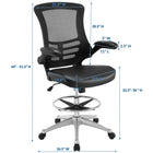 Modway Attainment Vinyl Drafting Chair