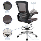 Modway Attainment Vinyl Drafting Chair