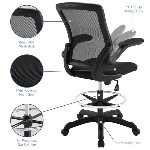 Modway Veer Drafting Chair  