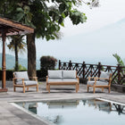 Modway Marina 4 Piece Outdoor Patio Teak Set EEI-1479