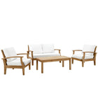 Modway Marina 4 Piece Outdoor Patio Teak Set EEI-1479