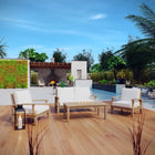Modway Marina 4 Piece Outdoor Patio Teak Set EEI-1479