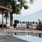 Modway Marina 3 Piece Outdoor Patio Teak Set EEI-1470