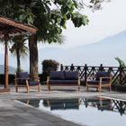 Modway Marina 3 Piece Outdoor Patio Teak Set EEI-1470
