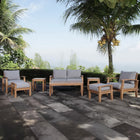 Modway Marina 8 Piece Outdoor Patio Teak Set EEI-1471
