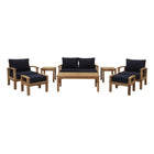 Modway Marina 8 Piece Outdoor Patio Teak Set EEI-1471