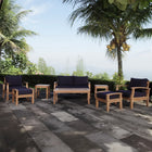 Modway Marina 8 Piece Outdoor Patio Teak Set EEI-1471