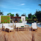 Modway Marina 8 Piece Outdoor Patio Teak Set EEI-1471