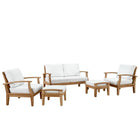 Modway Marina 5 Piece Outdoor Patio Teak Set EEI-1472