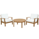 Modway Marina 3 Piece Outdoor Patio Teak Set EEI-1475