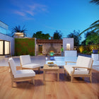 Modway Marina 5 Piece Outdoor Patio Teak Set EEI-1477