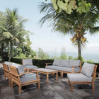 Modway Marina 8 Piece Outdoor Patio Teak Set EEI-1479