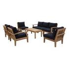 Modway Marina 8 Piece Outdoor Patio Teak Set EEI-1479