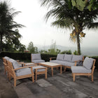 Modway Marina 10 Piece Outdoor Patio Teak Set EEI-1480