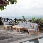 Modway Marina 7 Piece Outdoor Patio Teak Set EEI-1481