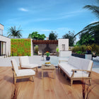 Modway Marina 7 Piece Outdoor Patio Teak Set EEI-1481