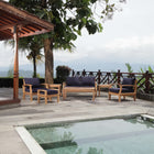 Modway Marina 7 Piece Outdoor Patio Teak Set EEI-1486