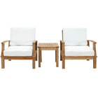 Modway Marina 3 Piece Outdoor Patio Teak Set EEI-1487