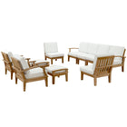Modway Marina 10 Piece Outdoor Patio Teak Set EEI-1489