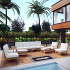 Modway Marina 10 Piece Outdoor Patio Teak Set EEI-1489