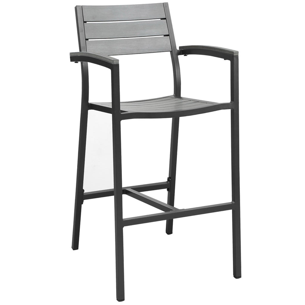 Modway Maine Outdoor Patio Bar Stool  