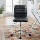Modway Ripple Armless Mid Back Vinyl Office Chair
